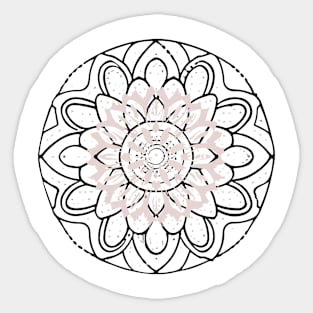 mandala Clamber drawingmandala Skip Craft Sticker